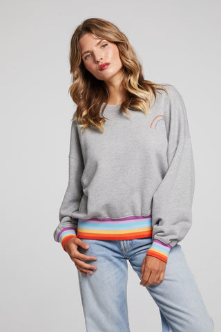 Chaser, Chaser Rainbow Women's Pullover - Basically Bows & Bowties