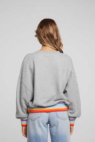 Chaser, Chaser Rainbow Women's Pullover - Basically Bows & Bowties