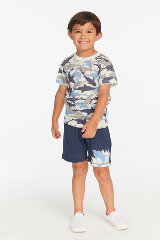 Chaser, Chaser Shark Bite Boys Shorts - Basically Bows & Bowties