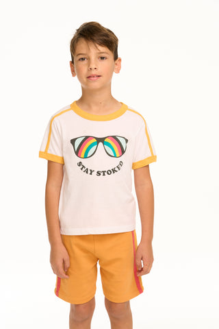 Chaser Stay Stoked S/S Tee, Chaser, cf-size-4, cf-size-5, cf-size-7, cf-type-shirt, cf-vendor-chaser, Chaser, Chaser Brand, Chaser Tee, Good Vibes, short Sleeve Tee, Stay Stoked, Shirt - Basi