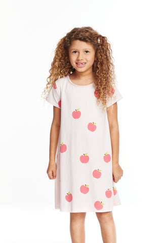 Chaser Yummy Apples Girls Shirt Dress