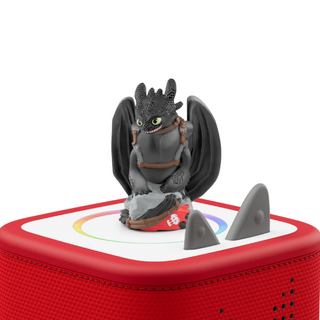 Tonies Character: How to Train Your Dragon: Toothless
Toy dragon figure on a red base with a white circle