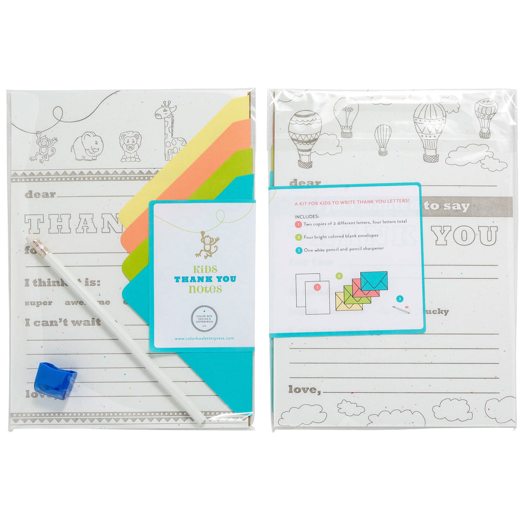 Kid Thank You Note Creative Kit – Basically Bows & Bowties