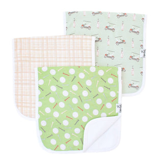 Copper Pearl Bogey Premium Burp Cloth Set, Copper Pearl, Bogey, Burp Cloth Set, Burp Cloths, cf-type-burp-cloth, cf-vendor-copper-pearl, Copper Pearl Burp Cloth Set, Golf, Sports, Burp Cloth 