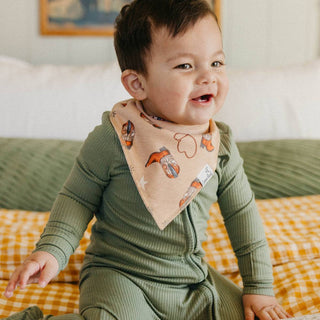 Copper Pearl Boone Bandana Bib Set
