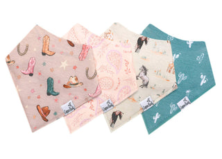 Copper Pearl Cheyenne Bandana Bib Set