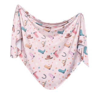 Copper Pearl Cheyenne Knit Swaddle Blanket