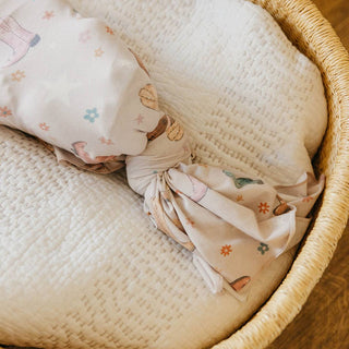Copper Pearl Cheyenne Knit Swaddle Blanket