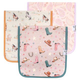 Copper Pearl Cheyenne Premium Burp Cloth Set