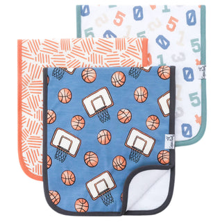 Copper Pearl Dunk Premium Burp Cloth Set
