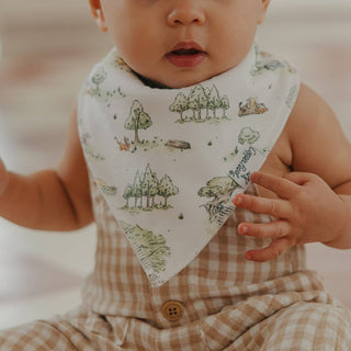 Copper Pearl Hundred Acre Bandana Bib Set