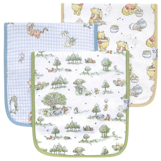 Copper Pearl Hundred Acre Wood Burp Cloth Set