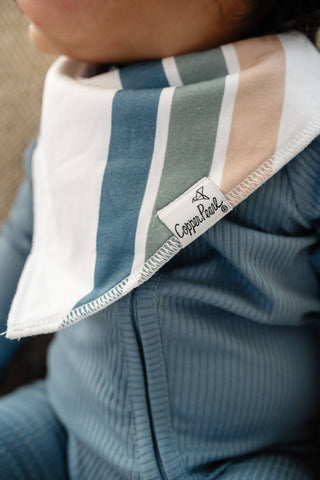 Copper Pearl Ryder Bandana Bib Set