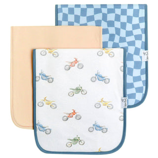Copper Pearl Ryder Premium Burp Cloth Set