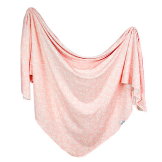 Copper Pearl Sweetie Knit Swaddle Blanket, Copper Pearl, cf-type-swaddling-blanket, cf-vendor-copper-pearl, Copper Pearl, Copper Pearl Heart, Copper Pearl Swaddling Blanket, Knit Swaddle Blan