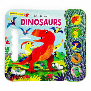 Dinosaurs Listen & Learn Board Book, Cottage Door Press, Board Book, Book, Books, Books for Children, cf-type-print-books, cf-vendor-cottage-door-press, Children's Book, Cottage Door Press, D