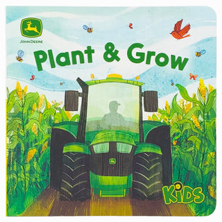 John Deere Plant & Grow Lift A Flap Board Book, Cottage Door Press, Board Book, Book, Books, Books for Children, Children's Book, Cottage Door Press, EB Baby, EB Boy, EB Boys, EB Girls, Farm,