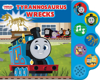 Thomas & Friends Tyrannosaurus Wrecks Sound Board Book, Cottage Door Press, Board Book, Book, Books, Books for Children, cf-type-print-books, cf-vendor-cottage-door-press, Children's Book, Co