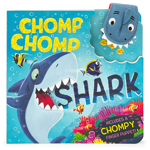 Chomp Chomp Shark Puppet Board Book, Cottage Door Press, Baseball, Board Book, Book, Books, Books for Children, cf-type-print-books, cf-vendor-cottage-door-press, Children's Book, Chomp Chomp