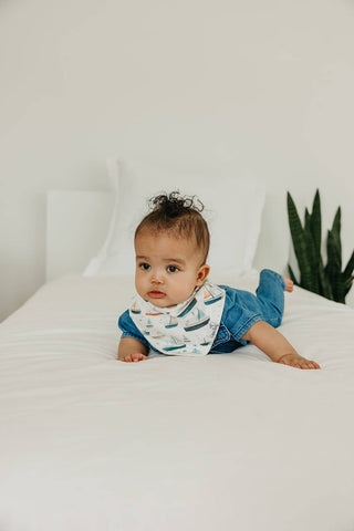 Copper Pearl Fischer Bandana Bib Set