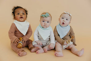 Copper Pearl Bennie Bandana Bib Set