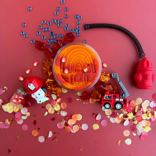 EGKD Fire Station (Cherry Mango) Kiddough Play Kit