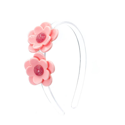 Lilies & Roses Camellia Flower Pink Headband