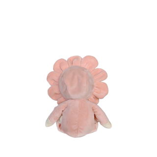 Olli Ella Dinky Dinkums Dahlia doll with floral dress and soft features, perfect for imaginative play and cuddling.