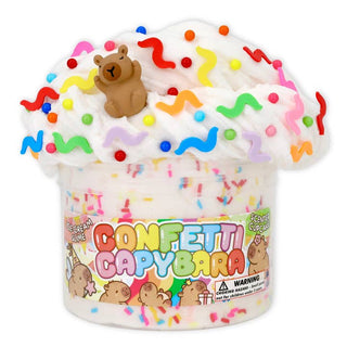 Dope Slimes Confetti Capybara - Ice Cream Textured Slime