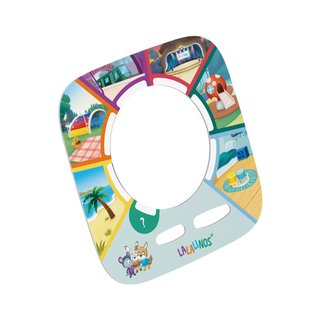 Tonieplay Lalalinos: Find the Photo Game
Colorful children's potty seat with various scenes and 'Lalaland' branding on a white background.