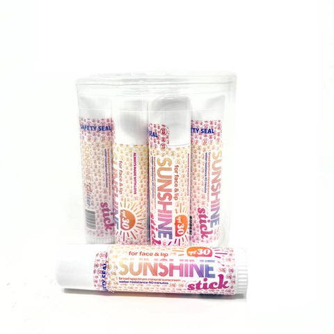Sunshine & Glitter, Sunshine & Glitter Sunshine Stick - Spf 30 Natural Zinc - Basically Bows & Bowties