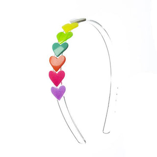 Lilies & Roses, Lilies & Roses Centipede Heart Headband - Neon - Basically Bows & Bowties