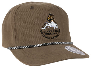 BinkyBro Kids Dolphin Approved Hat featuring a playful dolphin design, perfect for children, made by BinkyBro.