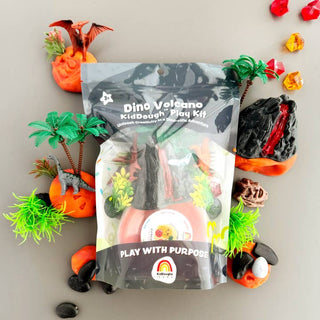 EGKD Dino Volcano (Cherry Mango) Kiddough Play Kit