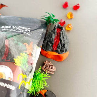 Dino Volcano (Cherry Mango) Kiddough Play Kit

