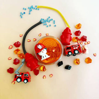 EGKD Fire Station (Cherry Mango) Kiddough Play Kit