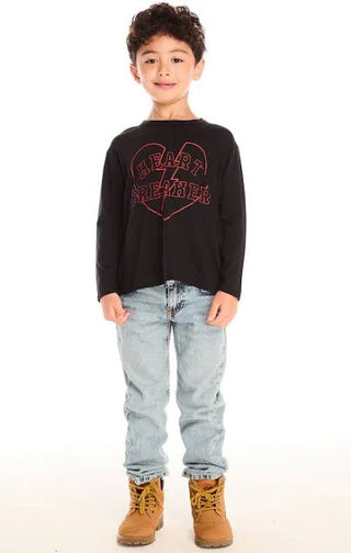 Chaser, Chaser Heartbreaker Long Sleeve Tee, Shirt - Basically Bows & Bowties