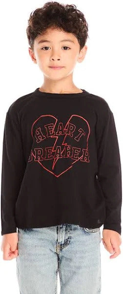 Chaser, Chaser Heartbreaker Long Sleeve Tee, Shirt - Basically Bows & Bowties