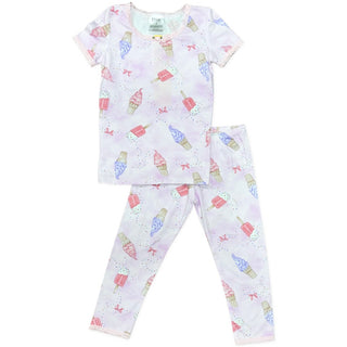 Esme S/S Top & Cropped Legging Set - Ice Cream Treats, Esme, cf-size-12, cf-size-3, cf-size-4, cf-size-5, cf-size-6, cf-size-7, cf-size-8, cf-type-pajama-set, cf-vendor-esme, Esme, esme pajam