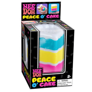 NeeDoh Peace Oh Cake
NeedException 'Peace O' Cake' product in packaging with colorful design
