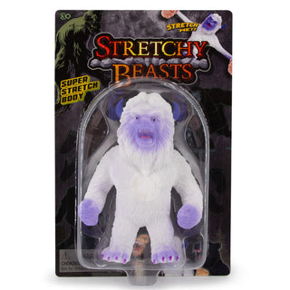 Master Toys Stretchy Beasts
Packaged Stretchy Beasts toy with a white creature figure on a dark background