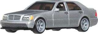 Mattel Hot Wheels Fast and Furious: Mercedes-Benz 500 Sel
Model of a silver Mercedes-Benz car on a white background