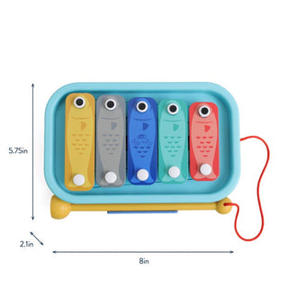Itzy Ritzy Xylophone Itzy Music School™
Colorful toy with fish-shaped keys on a white background