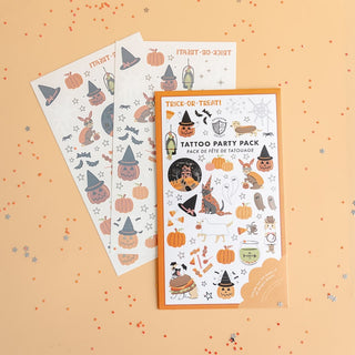 Jollity & Co Trick or Treat Street Tattoo Party Pack