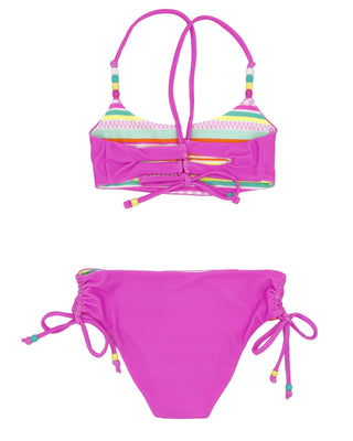 Feather 4 Arrow 4 The Good Vibes Reversible Bikini - Hot Pink