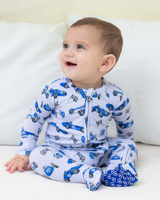 Lev Baby Zippered Footie - Carlo