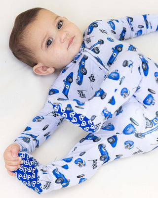 Lev Baby Zippered Footie - Carlo