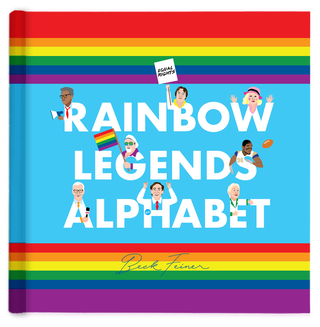 Rainbow Legends Alphabet Hardcover Book
Book cover of 'Rainbow Legends Alphabet' with colorful design and illustrations.