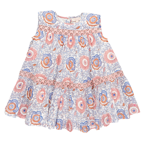 Pink Chicken Girls Krista Dress - Lisbon Floral