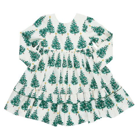 Pink Chicken Girls Spencer Dress - Festive Forest, Pink Chicken, All Things Holiday, cf-size-10y, cf-size-2y, cf-size-3y, cf-size-4y, cf-size-5y, cf-size-6y, cf-size-7y, cf-size-8y, cf-vendor